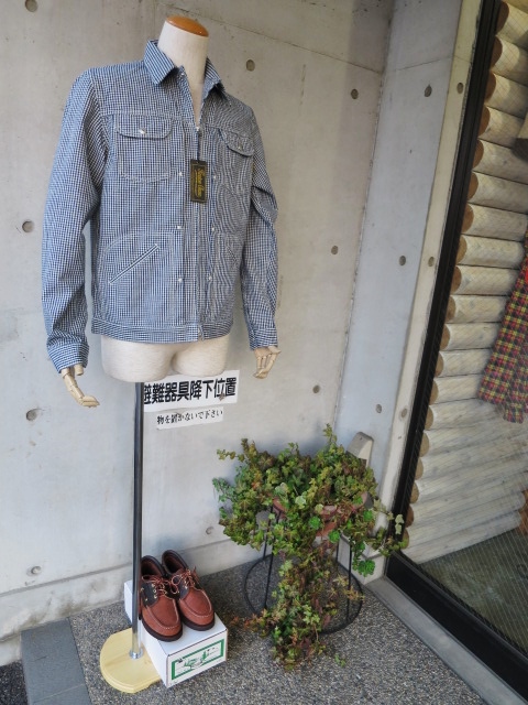 春に◎ GIN GUAM CHECK SHORT JACKET 。。。By KEATON CHASE_d0152280_21525649.jpg