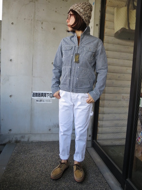 春に◎　GIN GUAM CHECK SHORT JACKET 。。。By KEATON CHASE_d0152280_2232093.jpg