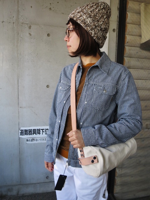 春に◎ GIN GUAM CHECK SHORT JACKET 。。。By KEATON CHASE_d0152280_22325083.jpg