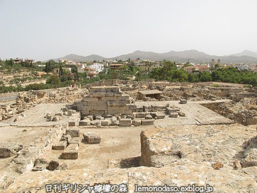 エギナ島のコロナ岬の古代遺跡_c0010496_03510936.jpg