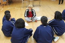 胎内市立中条中学校において3つのワークショップを行いました。_c0167632_16595533.jpg