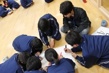 胎内市立中条中学校において3つのワークショップを行いました。_c0167632_17098.jpg