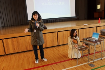 胎内市立中条中学校において3つのワークショップを行いました。_c0167632_1715560.jpg