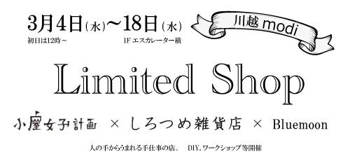 川越Modi　Hand made Shop　期間延長決定しました_b0107483_10595250.jpg