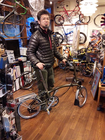 納車　　BROMPTON_d0147944_18352938.jpg