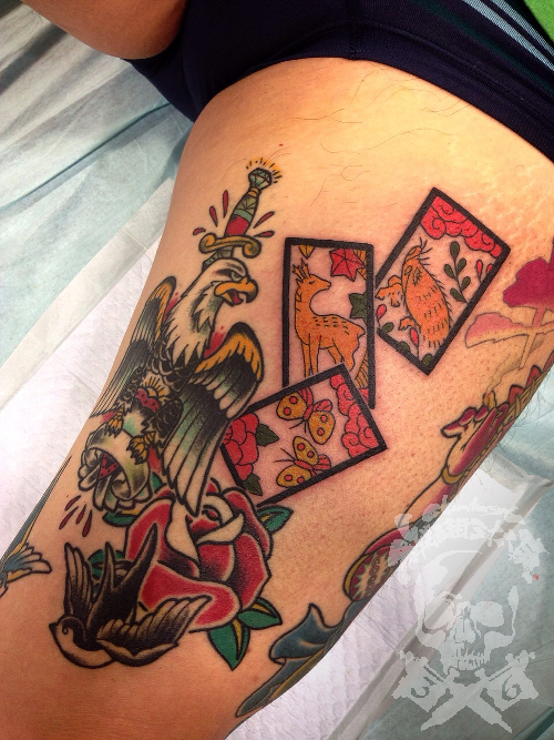 猪鹿蝶を追加 彩躯術三十六房 Chamber36tattoostudio 猪鹿蝶を追加 彩躯術三十六房 Chamber36tattoostudio