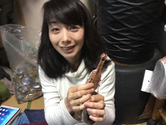 銅板作品 バイオリン _f0031037_1911426.jpg