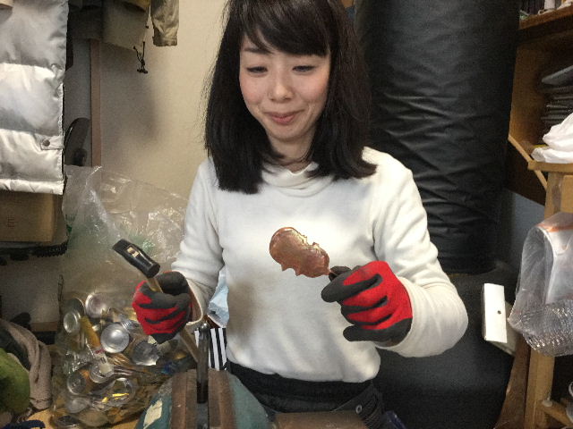 銅板作品 バイオリン _f0031037_19114975.jpg