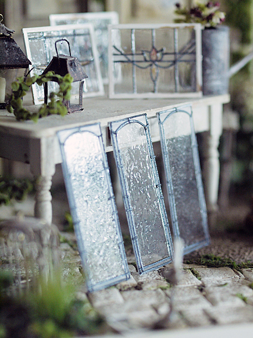 miniature* アンティーク風 ステンドガラス。息子の喘息。_e0172847_11511938.jpg