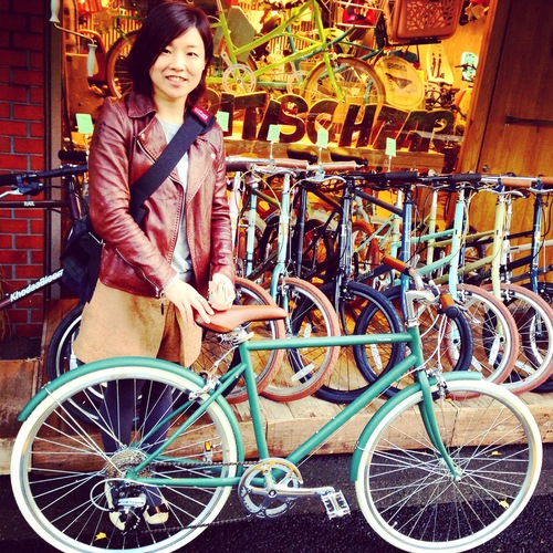 ☆今日のバイシクルガール10本立て☆ 自転車 女子 おしゃれ ミニベロ クロスバイク ロード_b0212032_20123410.jpg