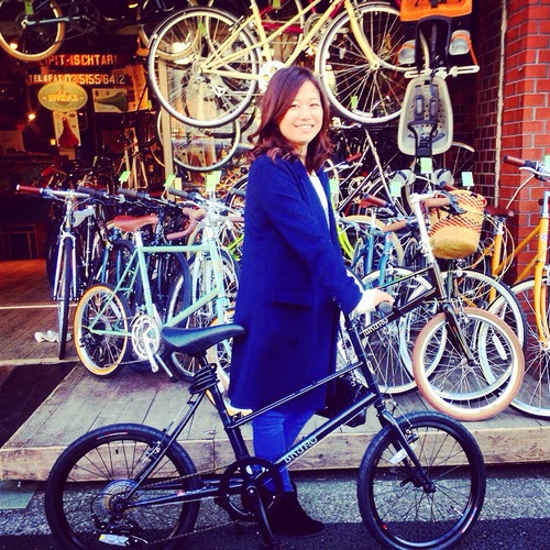 ☆今日のバイシクルガール10本立て☆ 自転車 女子 おしゃれ ミニベロ クロスバイク ロード_b0212032_20142384.jpg