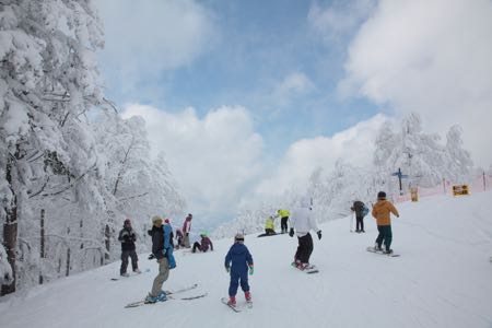 横倉の壁 迂回コース 蔵王温泉スキー場 ママとポコで行く やまがた散歩道