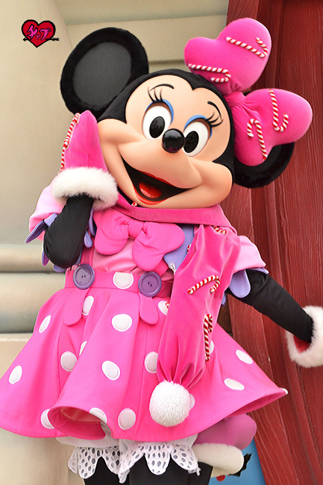 ハロウィンコスチュームの ミニーちゃん可愛い💜 ③お見送り