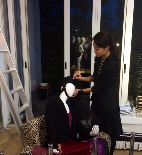 「haori de TiTi」 インスタレーション準備中_a0138976_17571438.jpg