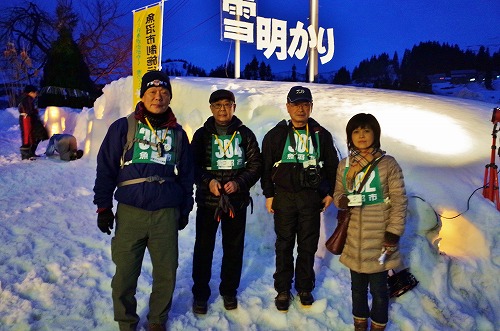 雪明り雪中行群~キャンドルの淡い光を頼りに_c0336902_8314460.jpg