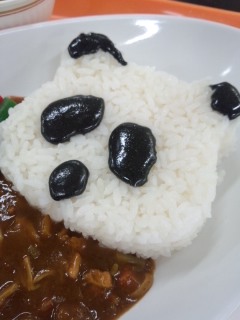 上野 台東区役所職員食堂 チカショクさくらのパンダかれー_f0112873_23363518.jpg
