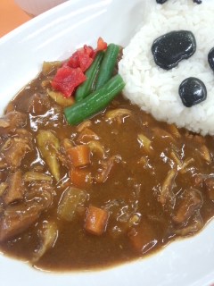 上野 台東区役所職員食堂 チカショクさくらのパンダかれー_f0112873_23365198.jpg