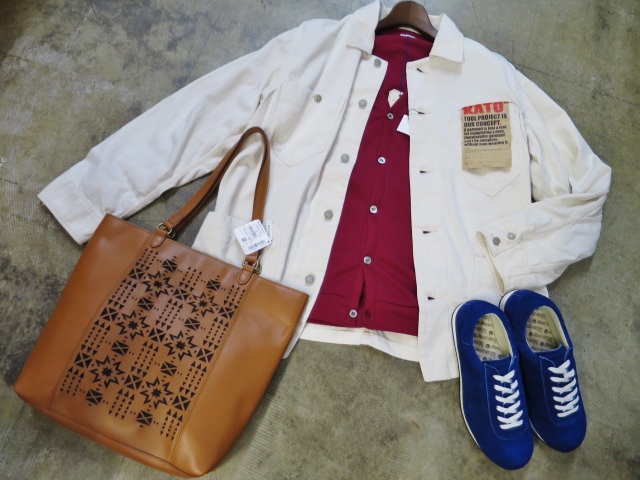 今春・オススメのフランスカットソーBRAND:BANDOL INTERLOCK CARDIGAN!♪!_d0152280_21571681.jpg