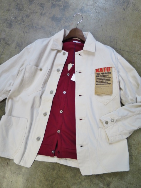 今春・オススメのフランスカットソーBRAND:BANDOL INTERLOCK CARDIGAN!♪!_d0152280_2157410.jpg