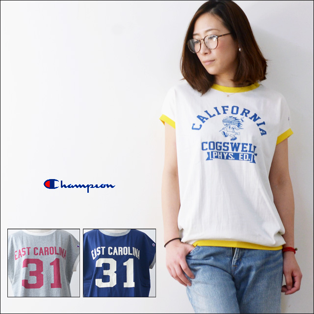CHAMPION [チャンピオン] RINGER T-SHIRT リンガーTシャツ [CW-F312] LADY\'S_f0051306_20444585.jpg