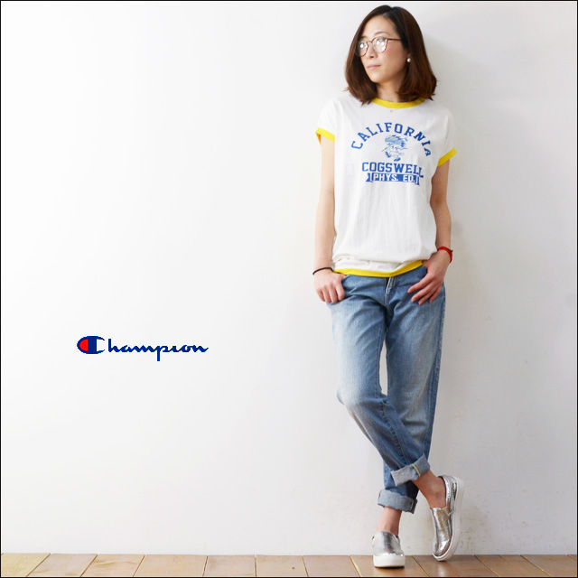 CHAMPION [チャンピオン] RINGER T-SHIRT リンガーTシャツ [CW-F312] LADY\'S_f0051306_20444722.jpg