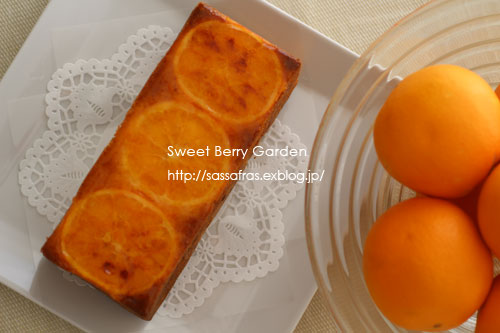 オレンジのパウンドケーキ／Orange Pound Cake_c0348867_14403349.jpg