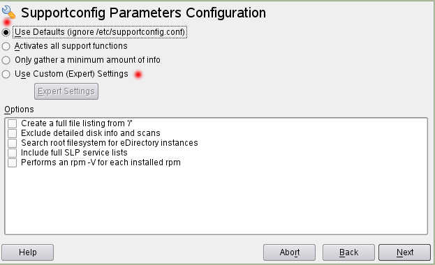 SUSE Linux の設定内容を一括して取得する supportconfig_a0056607_14522728.jpg