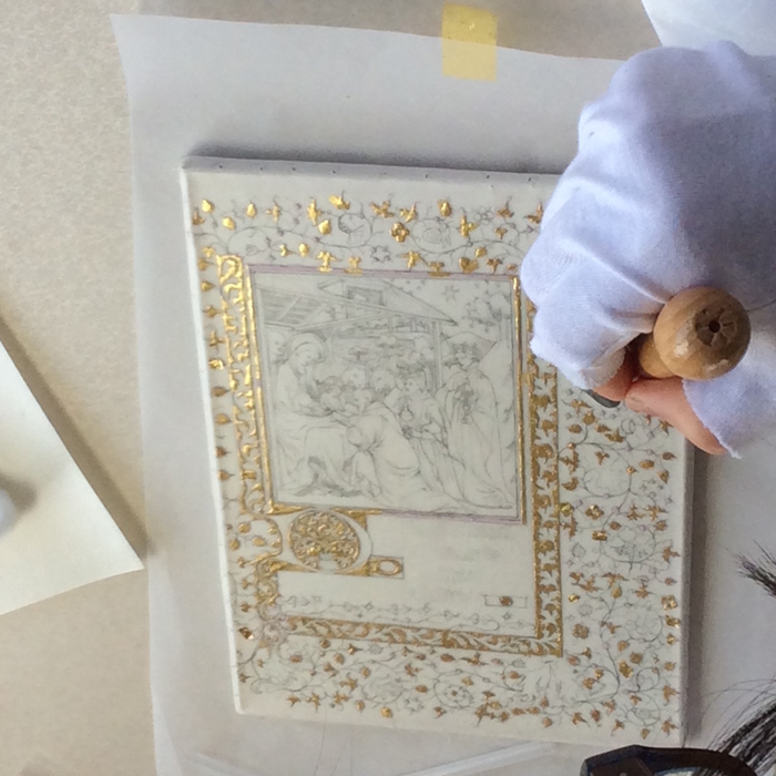 装飾写本 マギの礼拝 ー土曜日コースー 古典絵画 額縁制作教室 Atelier Lapis の作品blog 装飾写本 マギの礼拝 ー土曜日コースー 古典絵画 額縁制作教室 Atelier Lapis の作品blog