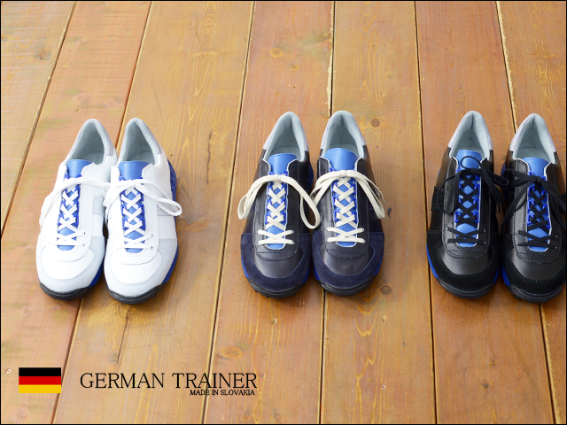 GERMAN TRAINER [ジャーマントレーナー] TRAINER SNEAKER BLUE SOLE [1476] MEN\'S _f0051306_19145380.jpg