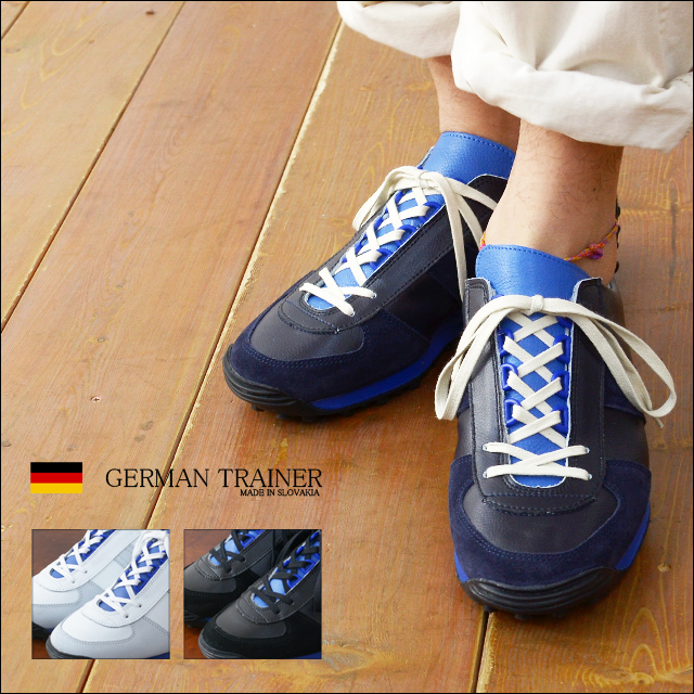 GERMAN TRAINER [ジャーマントレーナー] TRAINER SNEAKER BLUE SOLE [1476] MEN\'S _f0051306_19145517.jpg