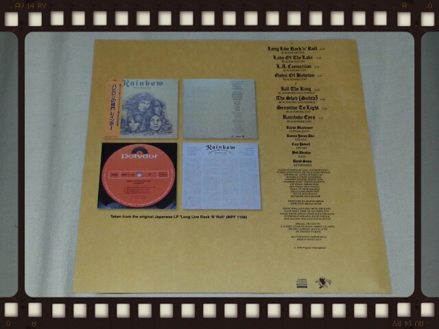 RAINBOW / LONG LIVE ROCK\'N\'ROLL Japanese 1978 Original LP_b0042308_02395.jpg