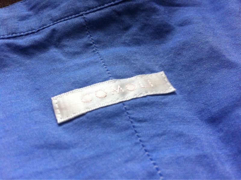 Comoli Band Collar Shirt