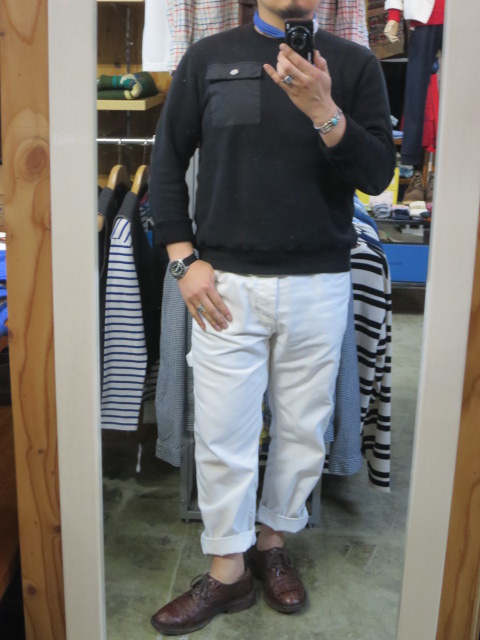OLD DERBY (MADE in England) ・・・ Hi ゲージCotton KNIT LONG TEE!♪!_d0152280_20485857.jpg