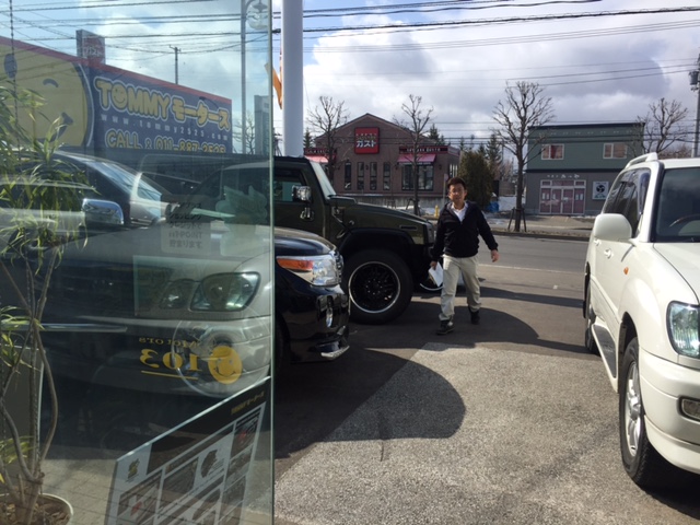3月25日山本が送りますTOMMYの1日 ランクル アルファード ハマー_b0127002_20424841.jpg