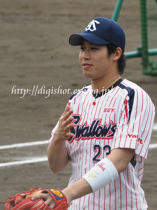 山田哲人選手フォトその6@2015ヤクルトキャンプ : Out of focus