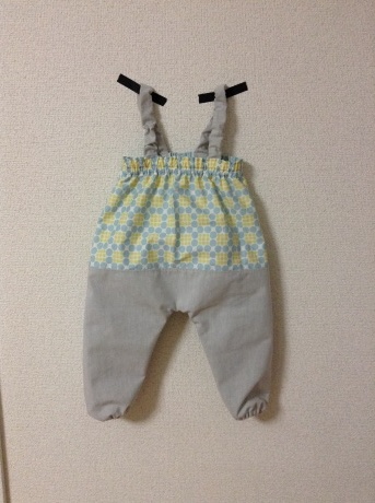 お砂場着作りました みどりきいろ