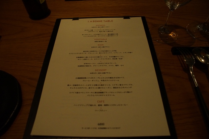 LA BONNE TABLE からの。_c0022340_22474465.jpg