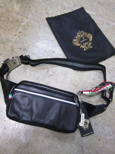 出ました!★? 別注企画Orobianco ・・・ Light DENIM One Shoulder BODY BAG!♪!_d0152280_19293033.jpg
