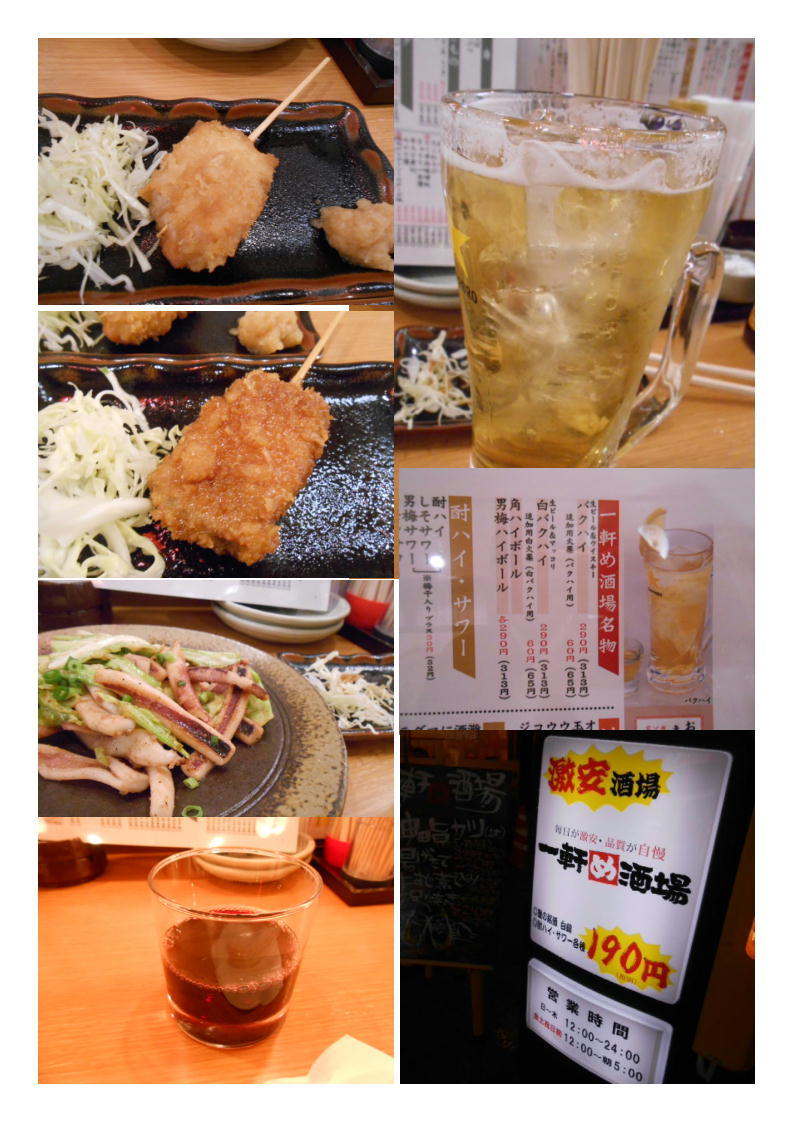 西新宿でも、できたての(20140122)一軒目酒場。ちょい呑み。「バクハイ」などにも挑戦。_b0142232_04382588.jpg