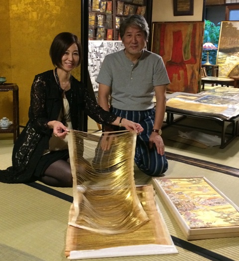 haori de TiTi〈ハオリドゥティティ〉2015-16AWコレクション通信 その3「金を紡ぐ」_a0138976_20274876.jpg