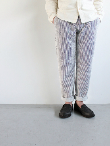 FUJITO　1 Tuck Easy Pants / Stripe_b0139281_13571565.jpg