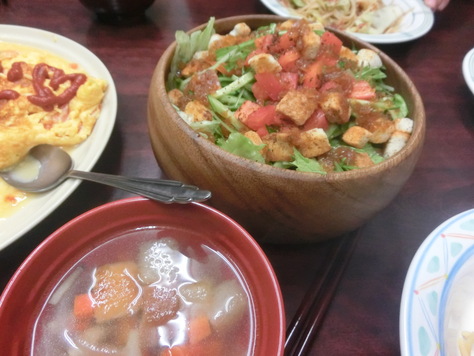 春が来たよ!パスタとオムレツ!!_a0080406_20185536.jpg