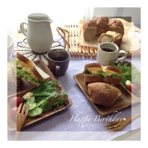 ☆パン便でBreakfast & Birthday Cake☆_f0354014_21205939.jpg