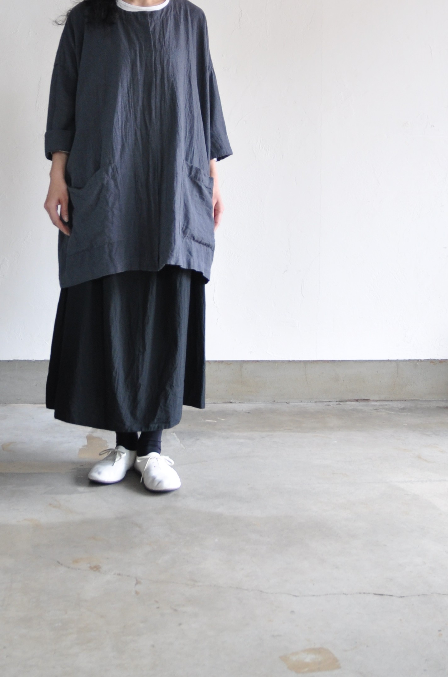 RINEN　80/1 Typewriter Gathered Skirt_d0120442_1258022.jpg