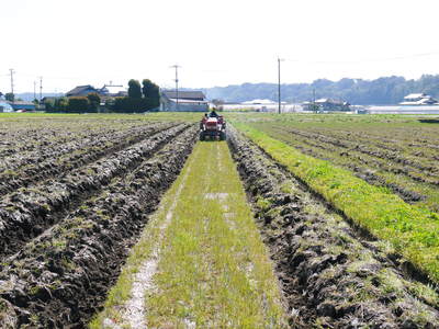 七城米 長尾農園 「天地返し」で深くまで強い根をはる田んぼ作り!_a0254656_1934577.jpg