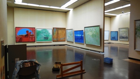 作業日誌(改組新第1回日展福岡展陳列作業)_c0251346_1625051.jpg