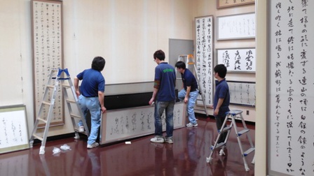 作業日誌(改組新第1回日展福岡展陳列作業)_c0251346_16284577.jpg