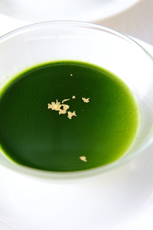 ブラマンジェ・抹茶ソース_b0145846_19444514.jpg
