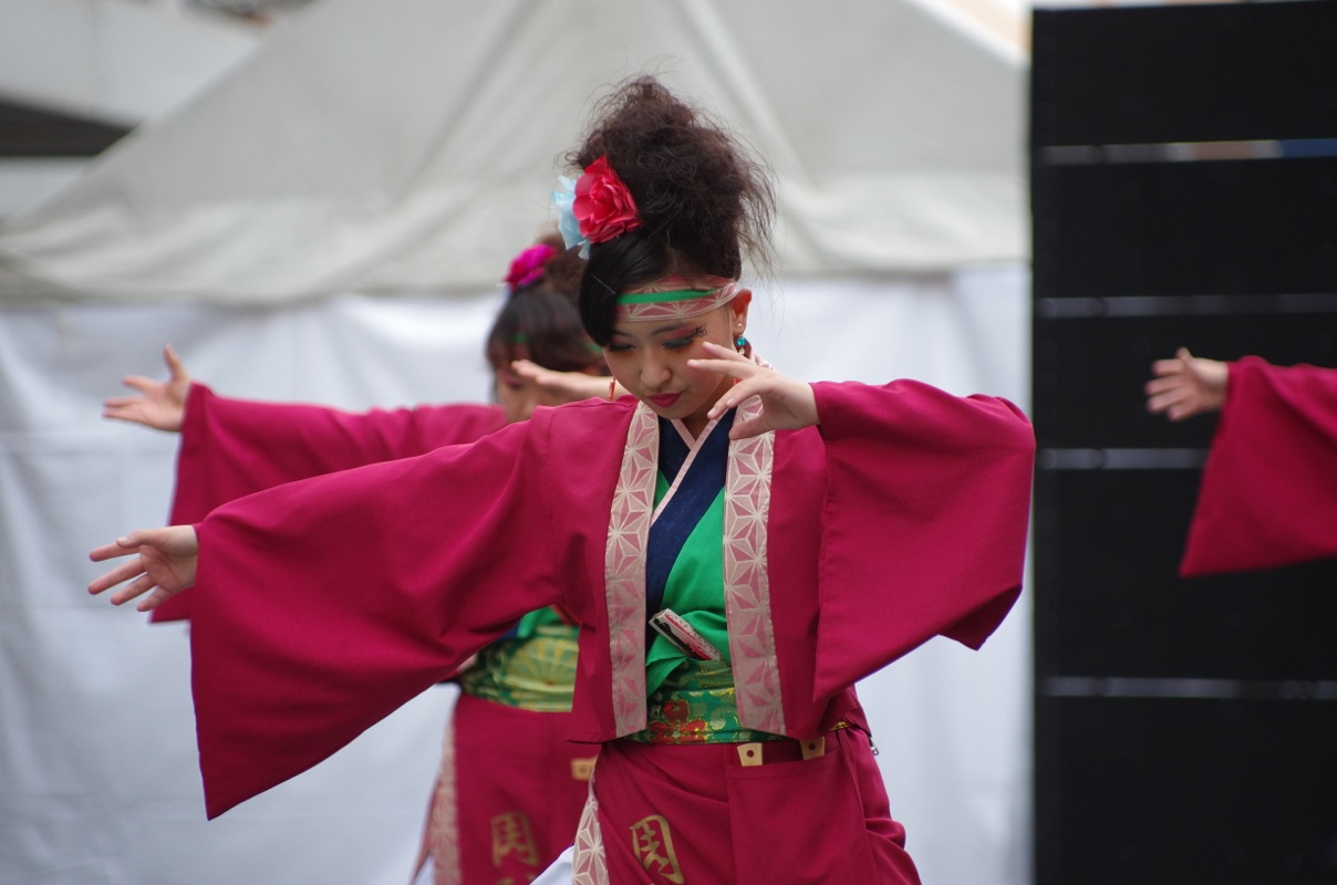 Yosakoiぶち楽市民祭２０１４その３３（周防紅華連）_a0009554_23484629.jpg