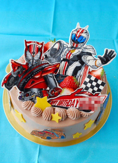 仮面ライダードライブの誕生日ケーキ Sweets Note